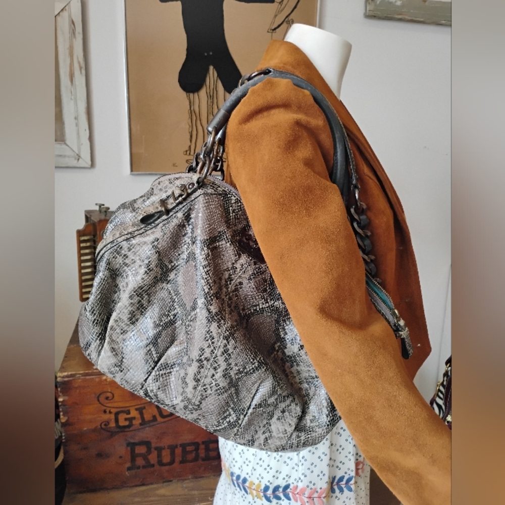 Coach Limited Edition Python Sophia Shoulder Bag - Picture 3 of 13